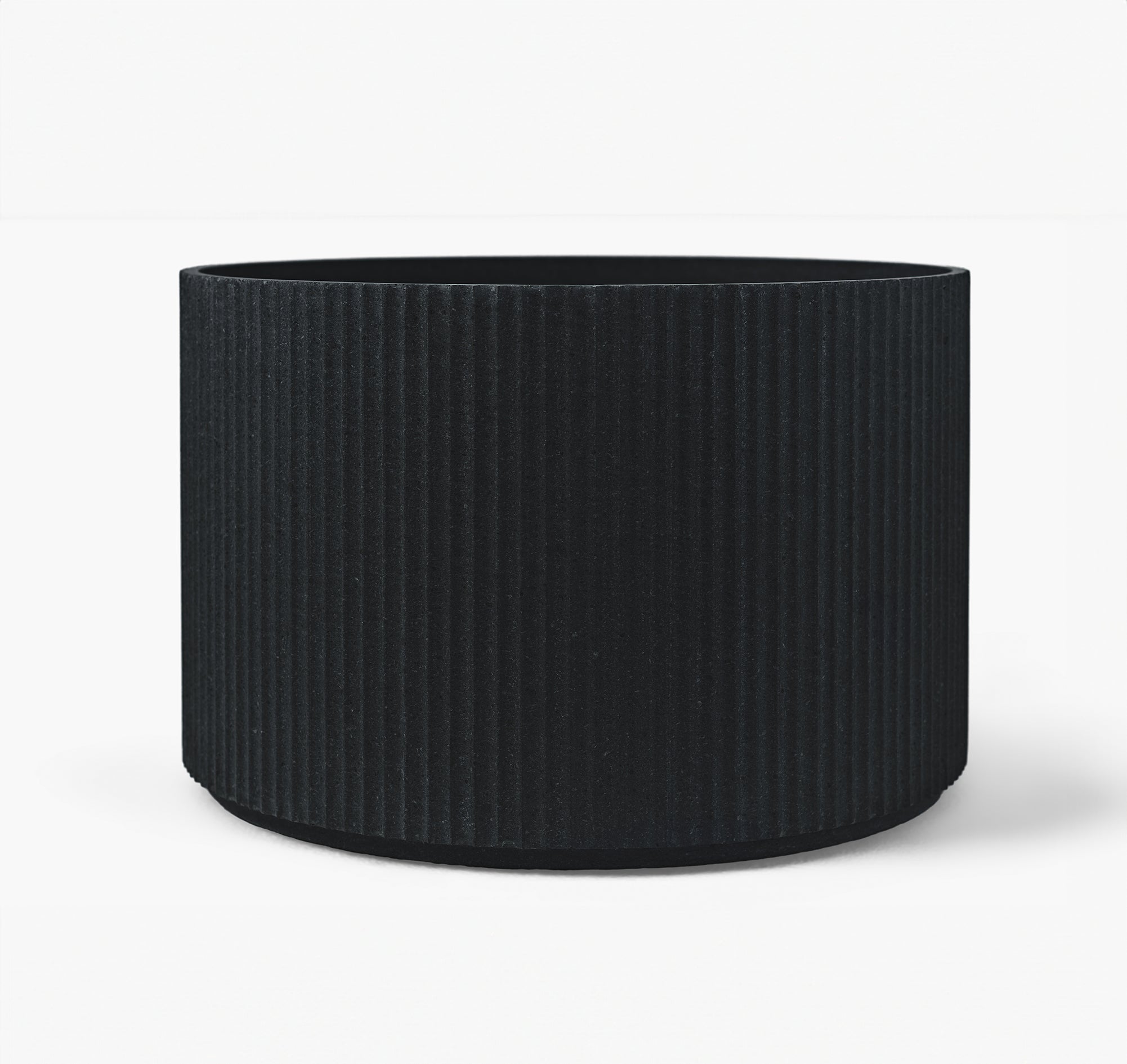 Vase Flow - vertical reeded finish